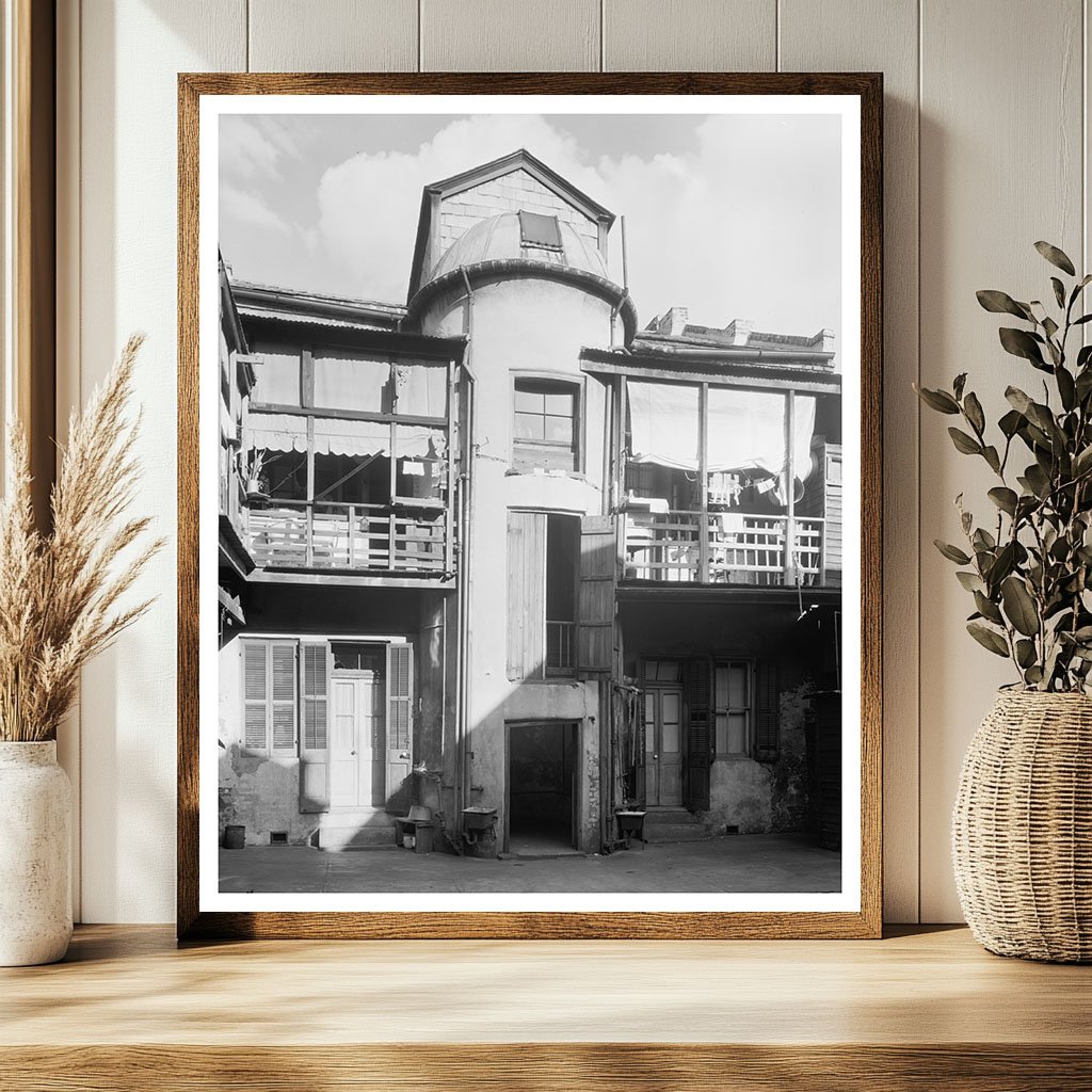 New Orleans Architecture Photo, Louisiana 1953