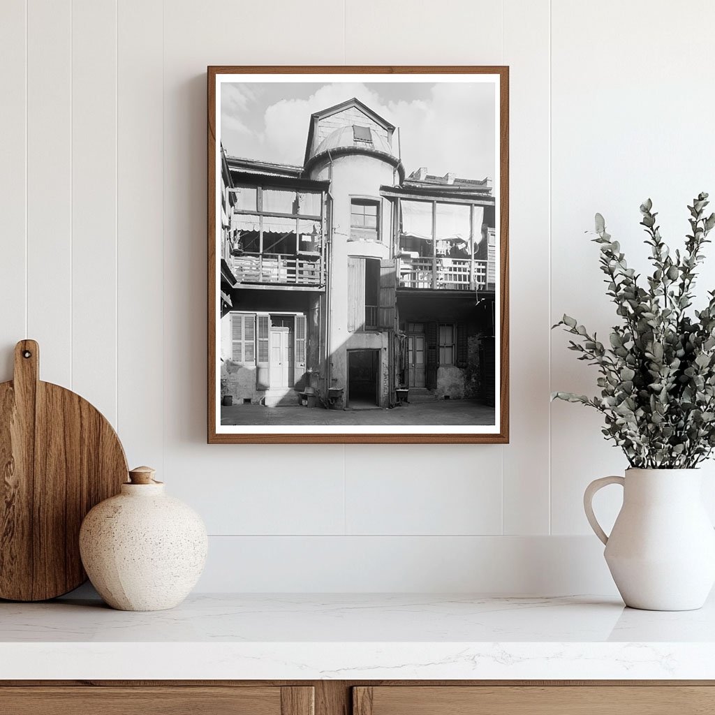 New Orleans Architecture Photo, Louisiana 1953