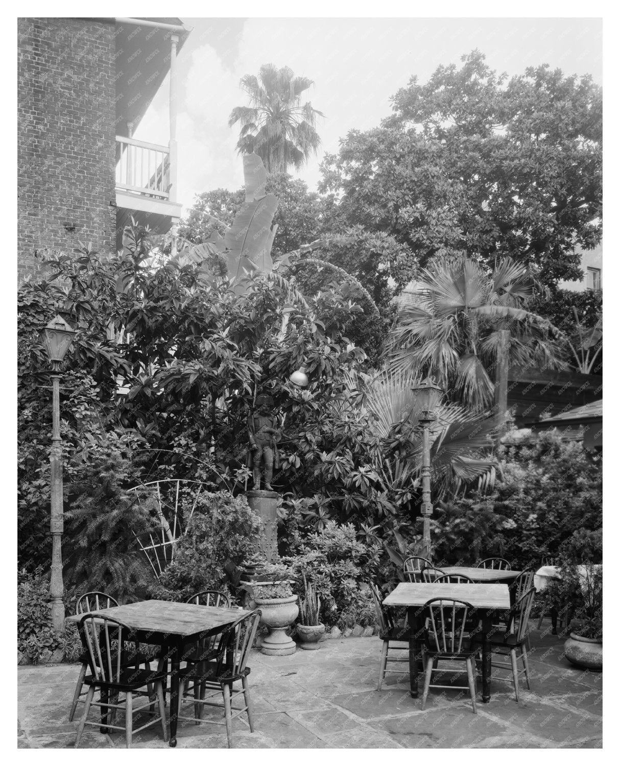 Broussards Patio, New Orleans 20th Century Historic Photo