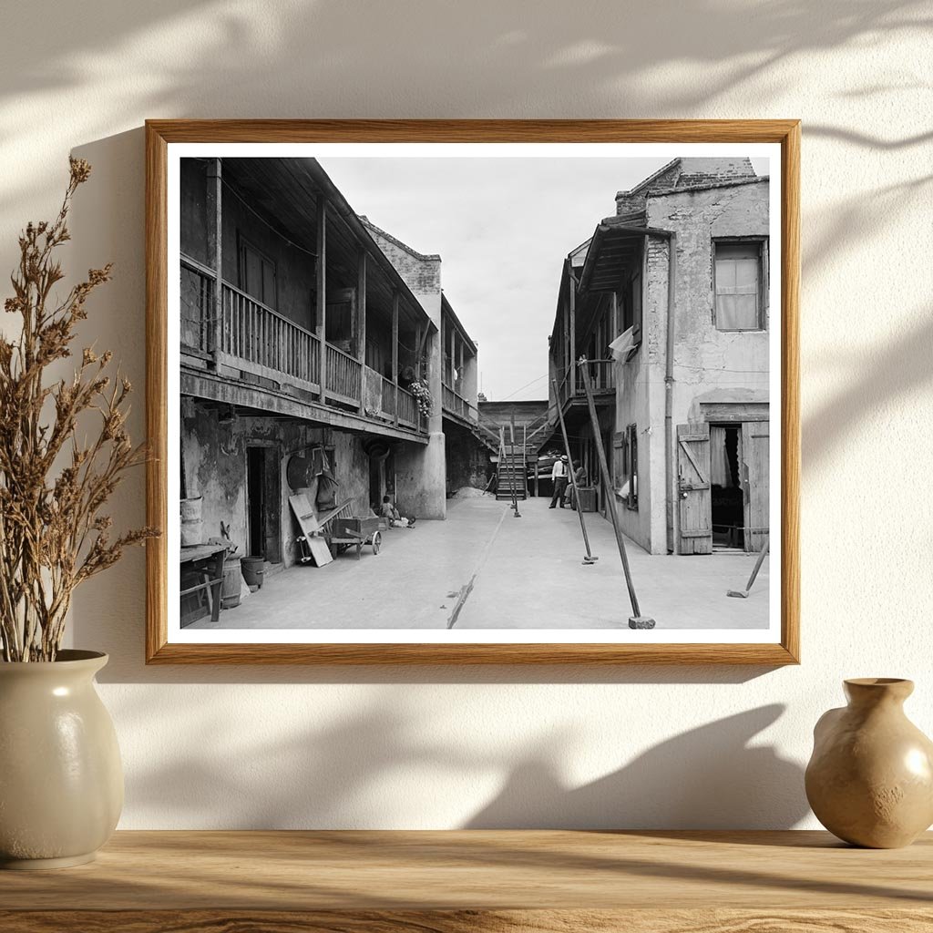 New Orleans Alleyway Architecture, Orleans Parish 20th Centu