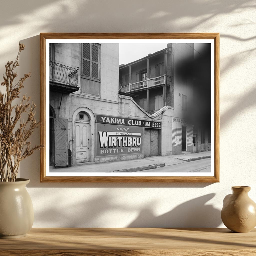 Vintage Photo of Bourbon St, New Orleans 20th Century