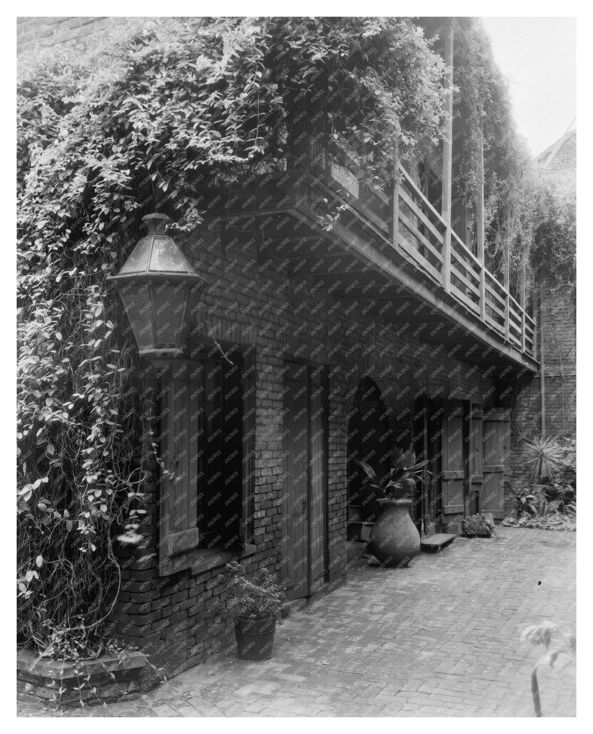 Historic New Orleans Building, Louisiana 1788 Photo