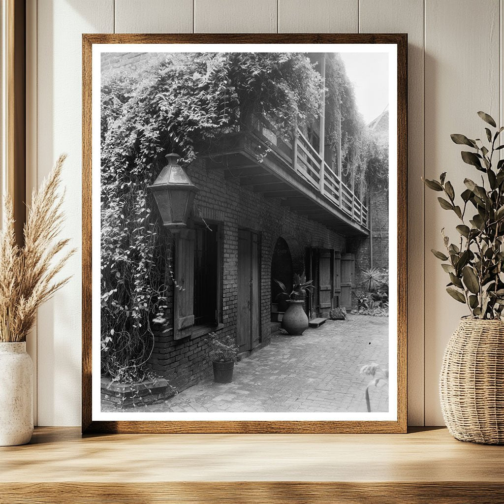 Historic New Orleans Building, Louisiana 1788 Photo