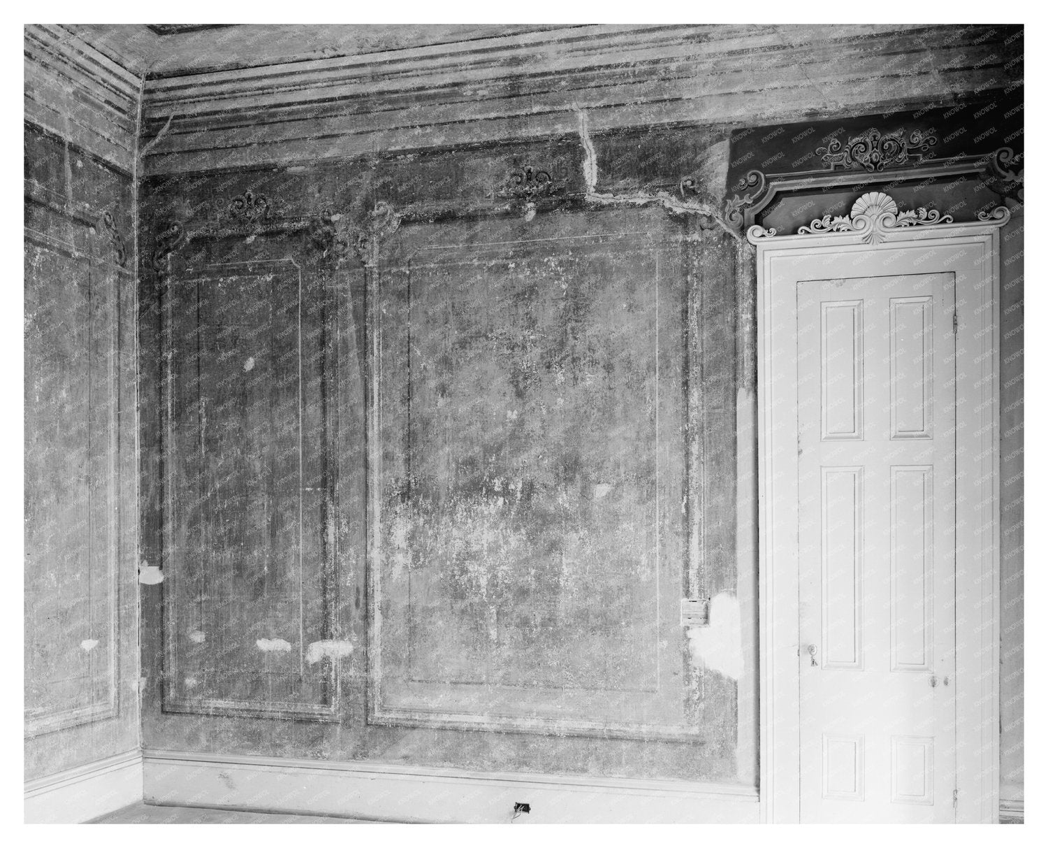 1856 Architectural Detail in New Orleans, Louisiana