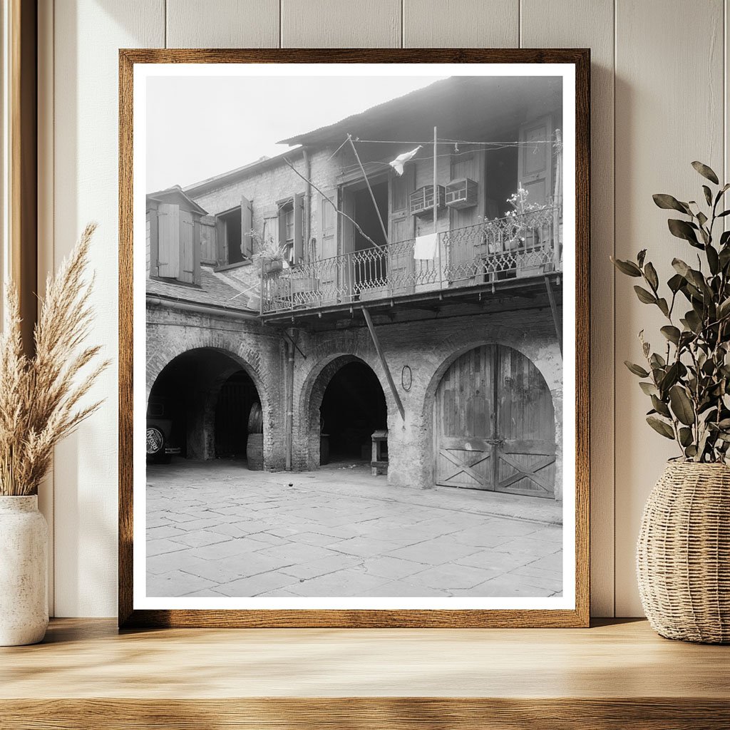 Spanish Court Architecture, New Orleans, LA, 20th Century