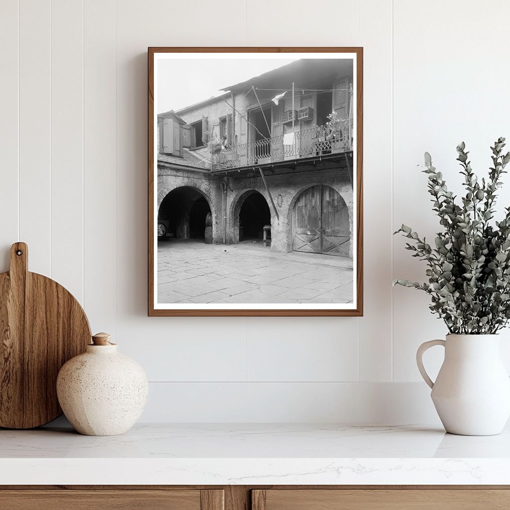 Spanish Court Architecture, New Orleans, LA, 20th Century