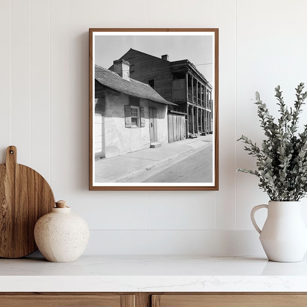 Vintage New Orleans Architecture Photo, Orleans Parish, 1900