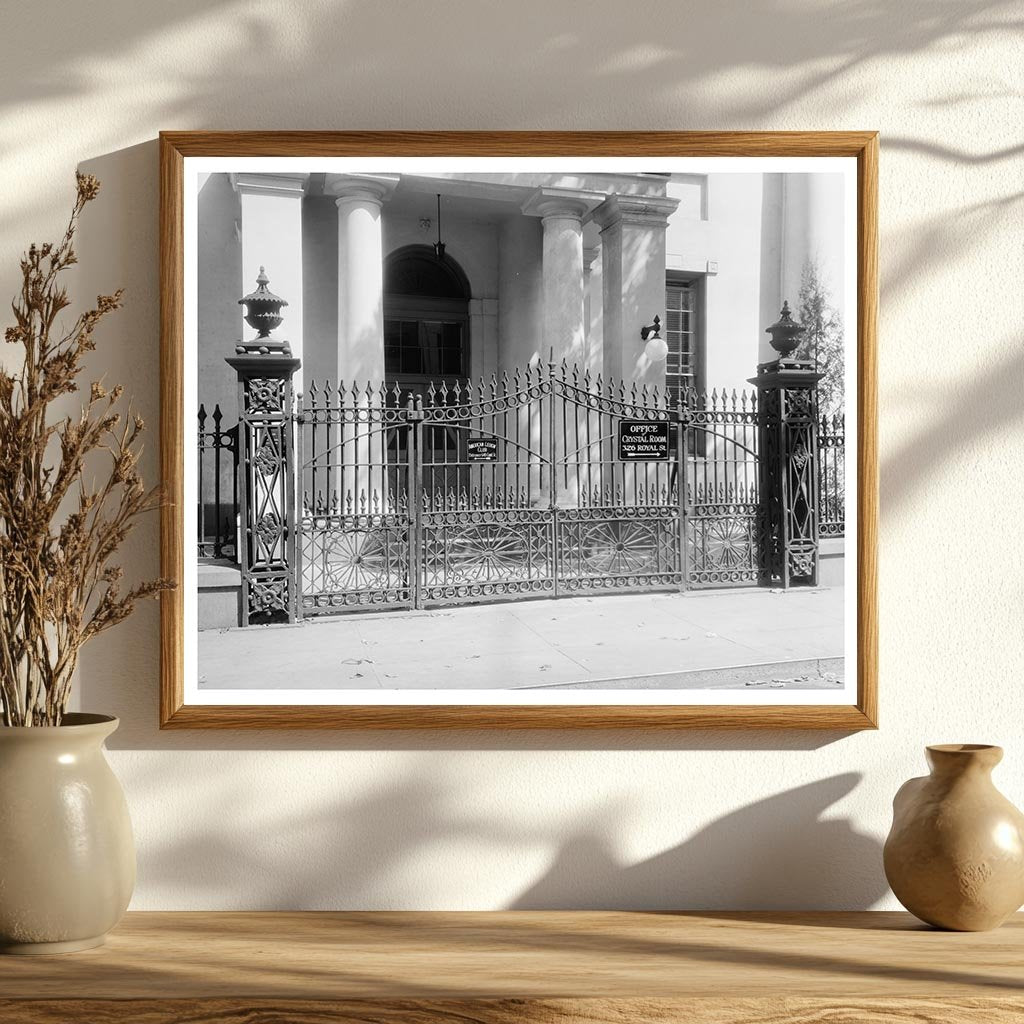 Vintage Bank Office Photo, New Orleans LA, 20th Century