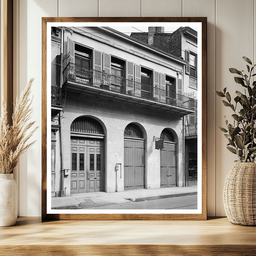 Vintage Doors of New Orleans, Louisiana, 1953