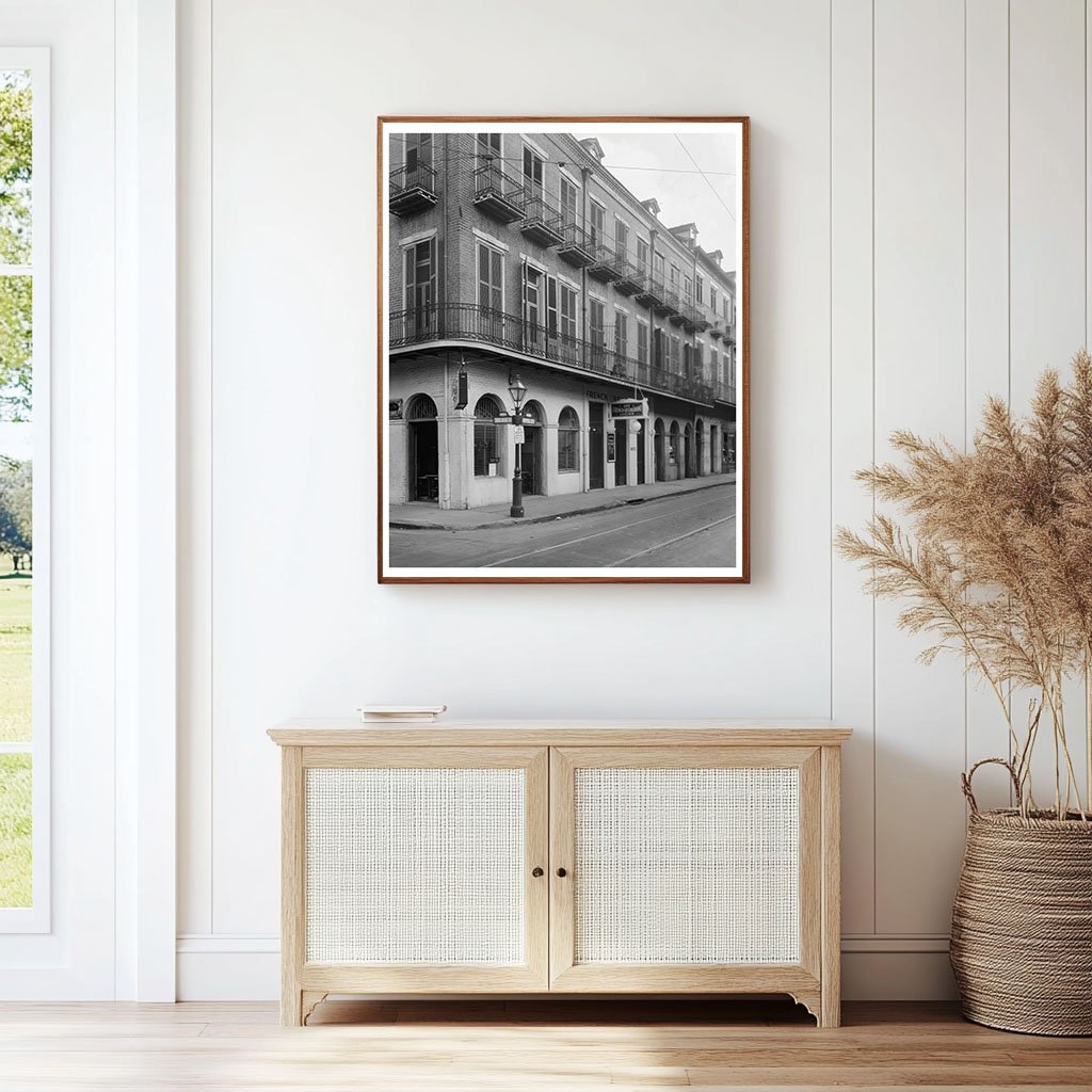 Historic New Orleans Architecture 1900s Vintage Photo