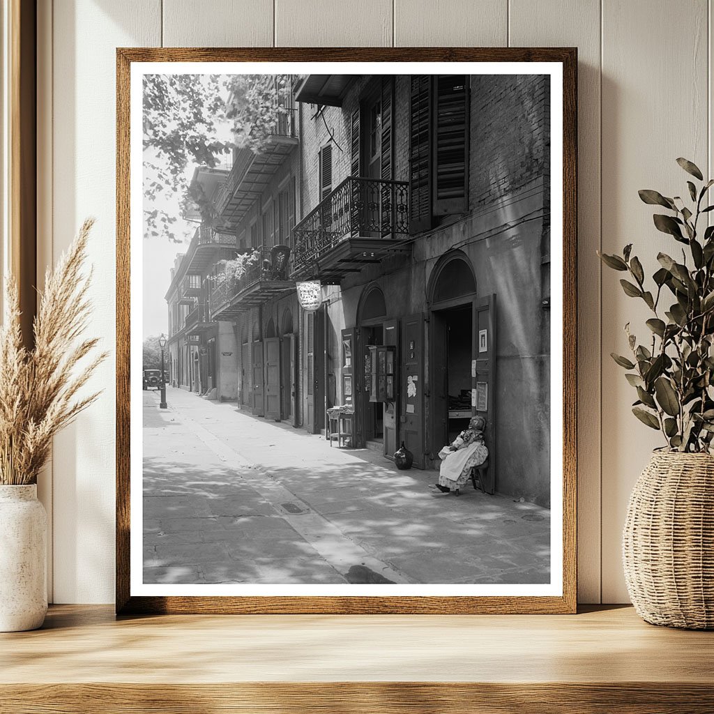 Pirates Alley, New Orleans, LA - Historic Image from 1953