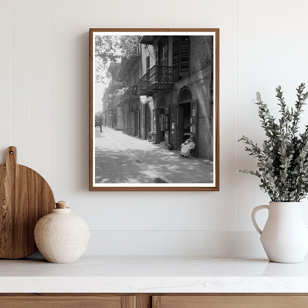 Pirates Alley, New Orleans, LA - Historic Image from 1953