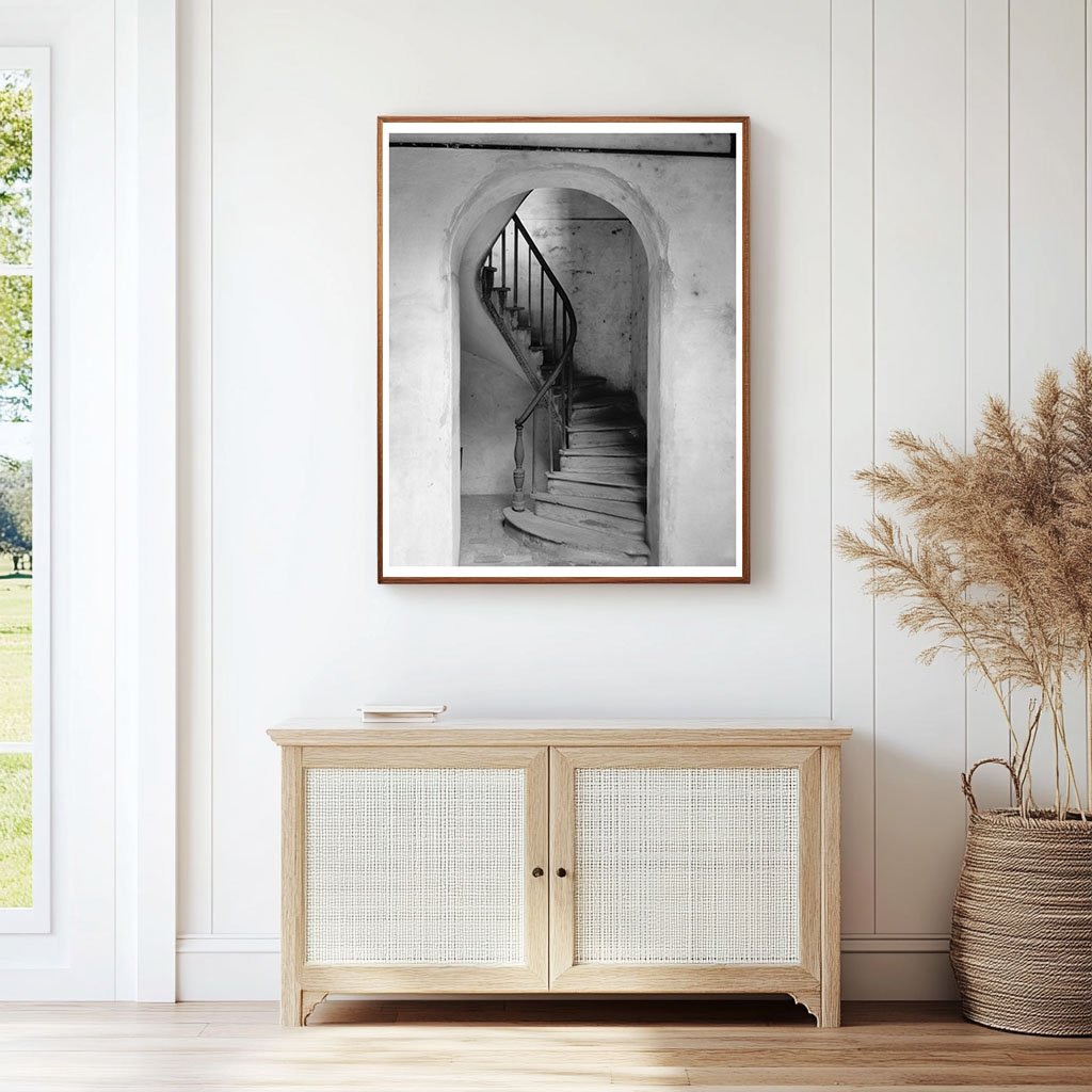 Spiral Stairway in New Orleans, LA - Mid 20th Century