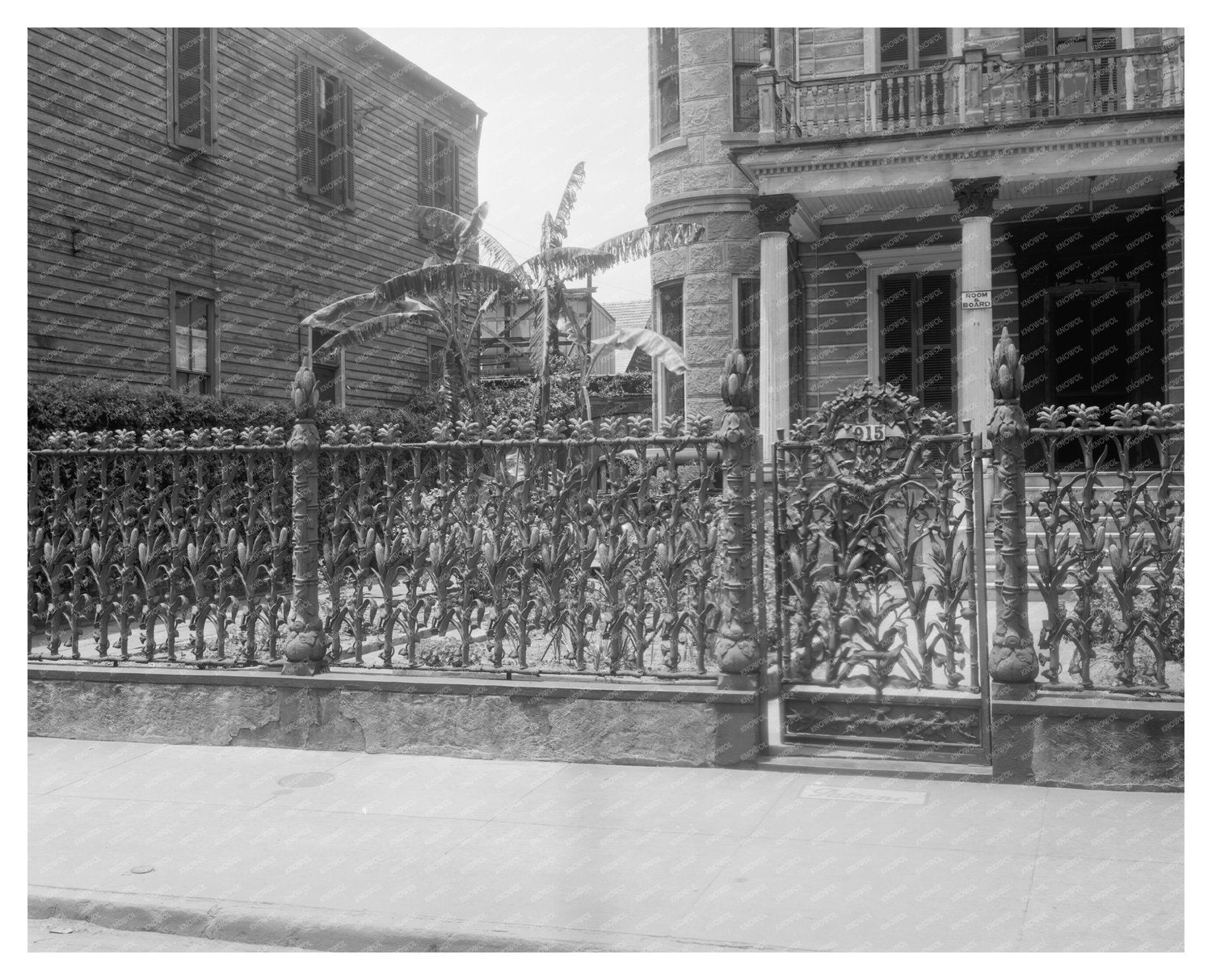 1850 Iron Fence in New Orleans, Louisiana History