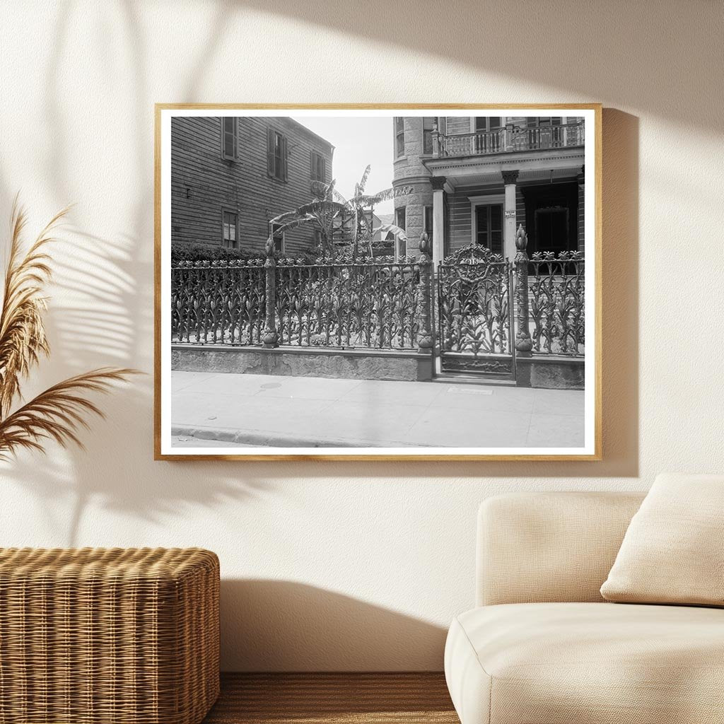 1850 Iron Fence in New Orleans, Louisiana History