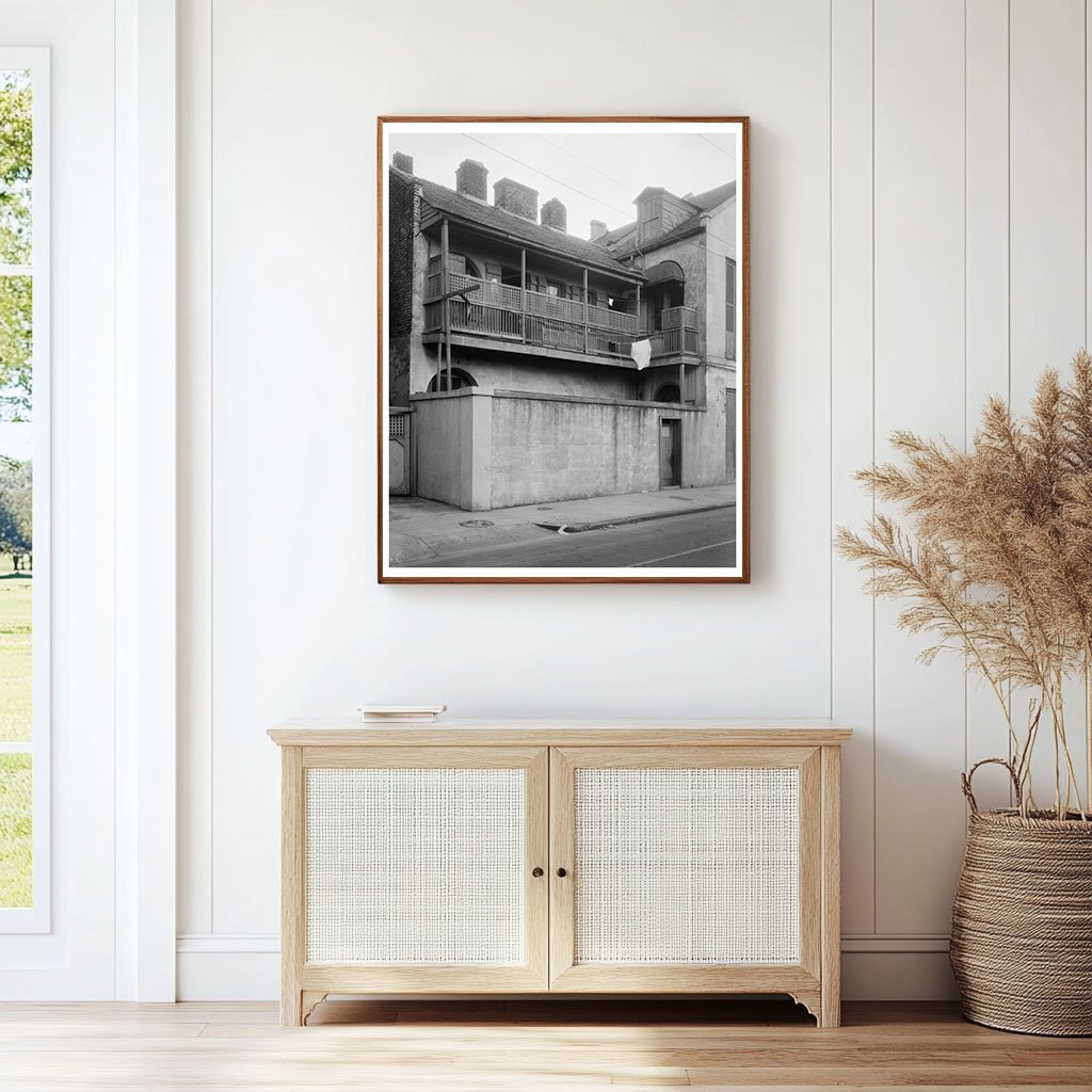 Vintage New Orleans Architecture Scene, 20th Century