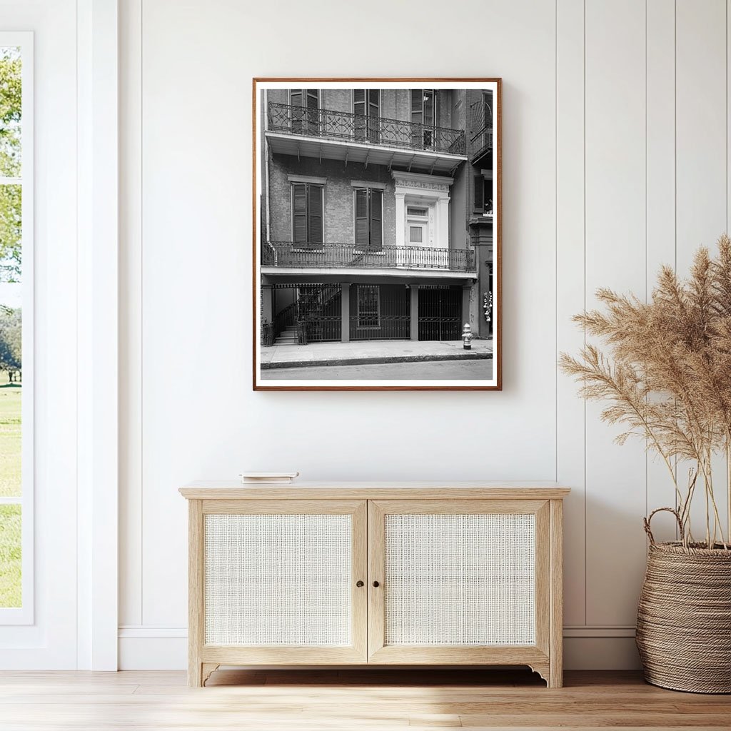 New Orleans 1838 Vintage Architecture Photo