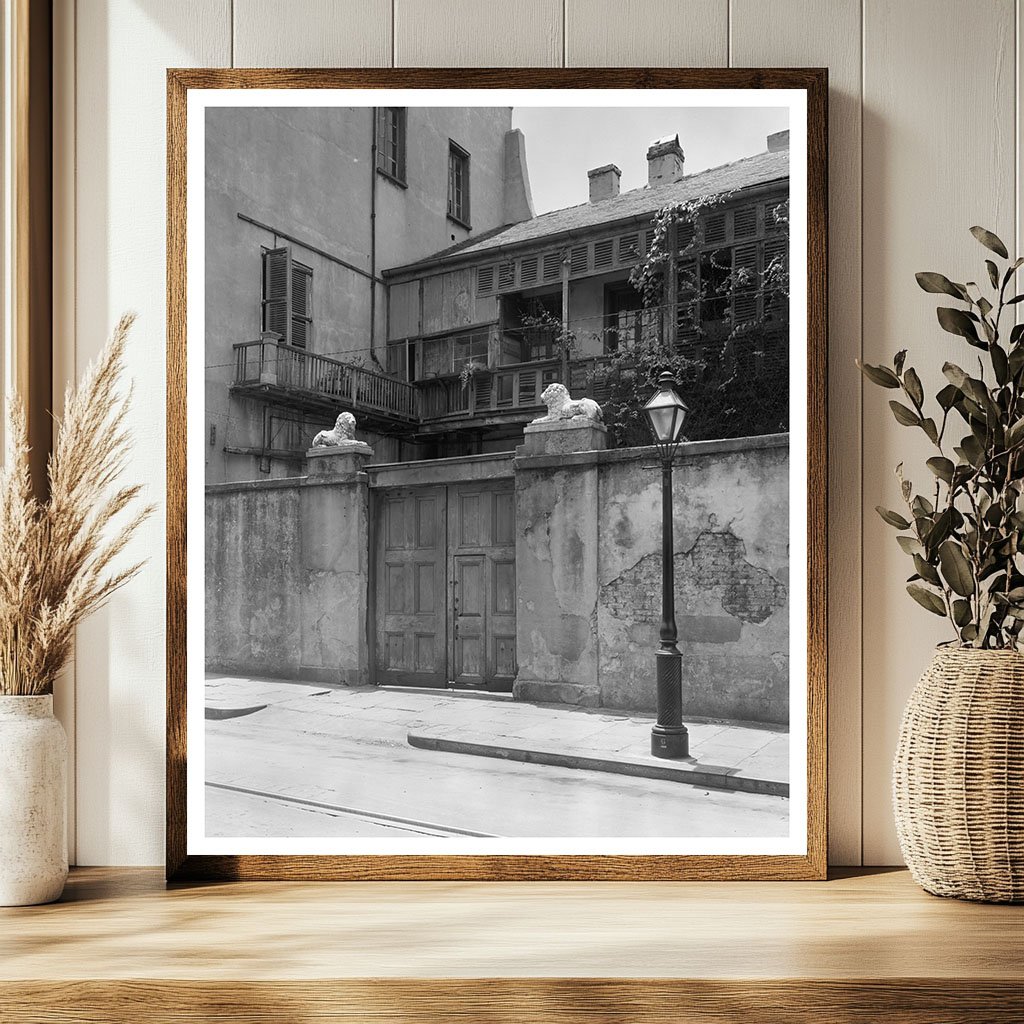 Historic Building on Royal St, New Orleans 1798