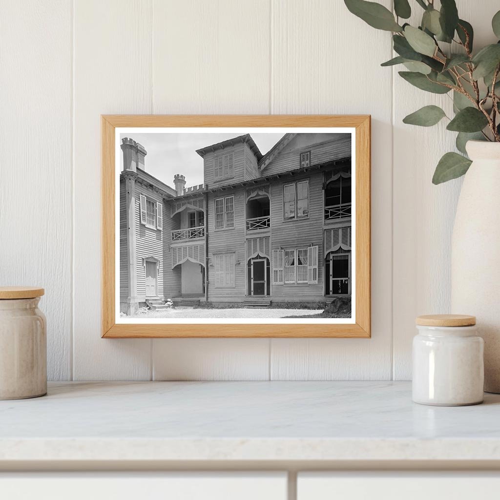 1849 Wooden Dwelling in St. Francisville, Louisiana