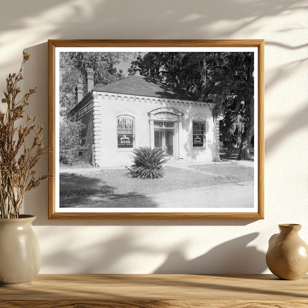 Baldwin, LA Historic Bank Photo from Early 20th Century