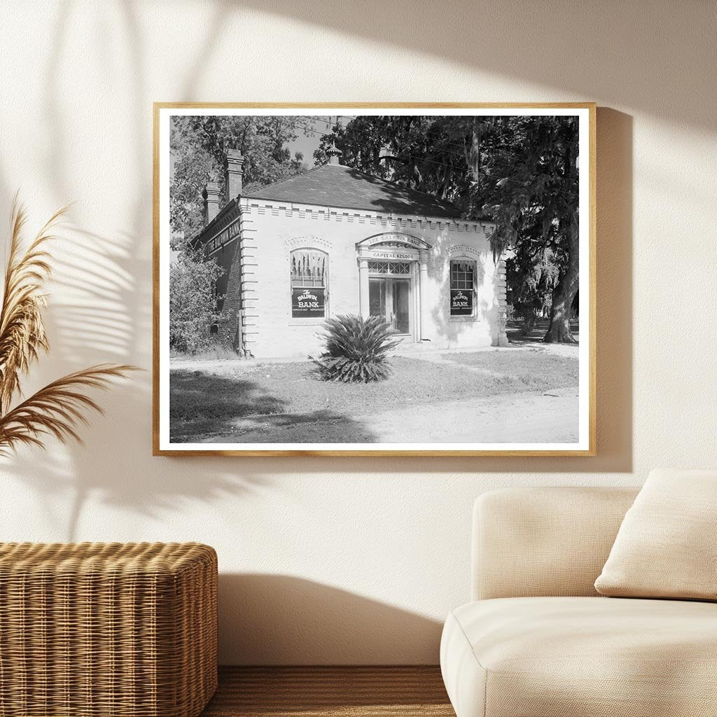 Baldwin, LA Historic Bank Photo from Early 20th Century