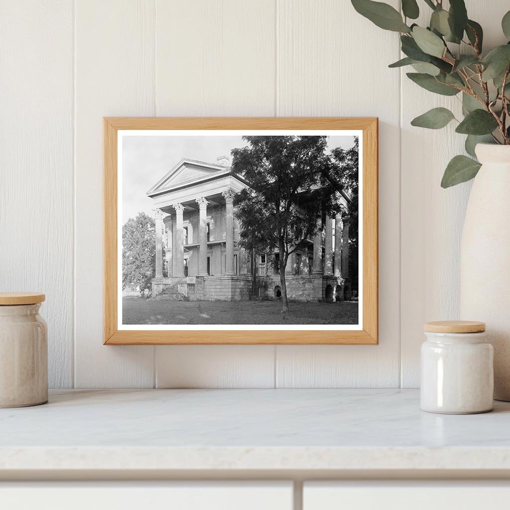 Iberville Parish, LA 1857 Greek Revival Mansion Ruins