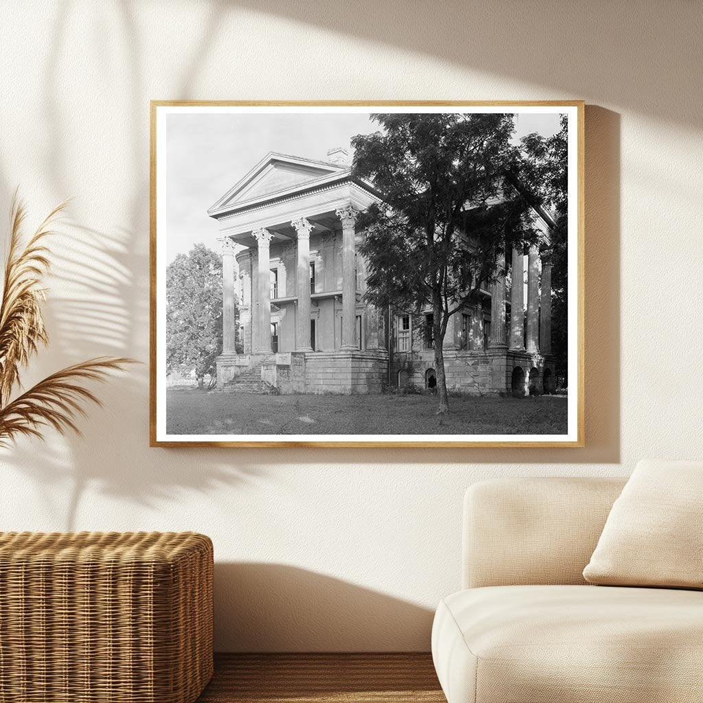 Iberville Parish, LA 1857 Greek Revival Mansion Ruins