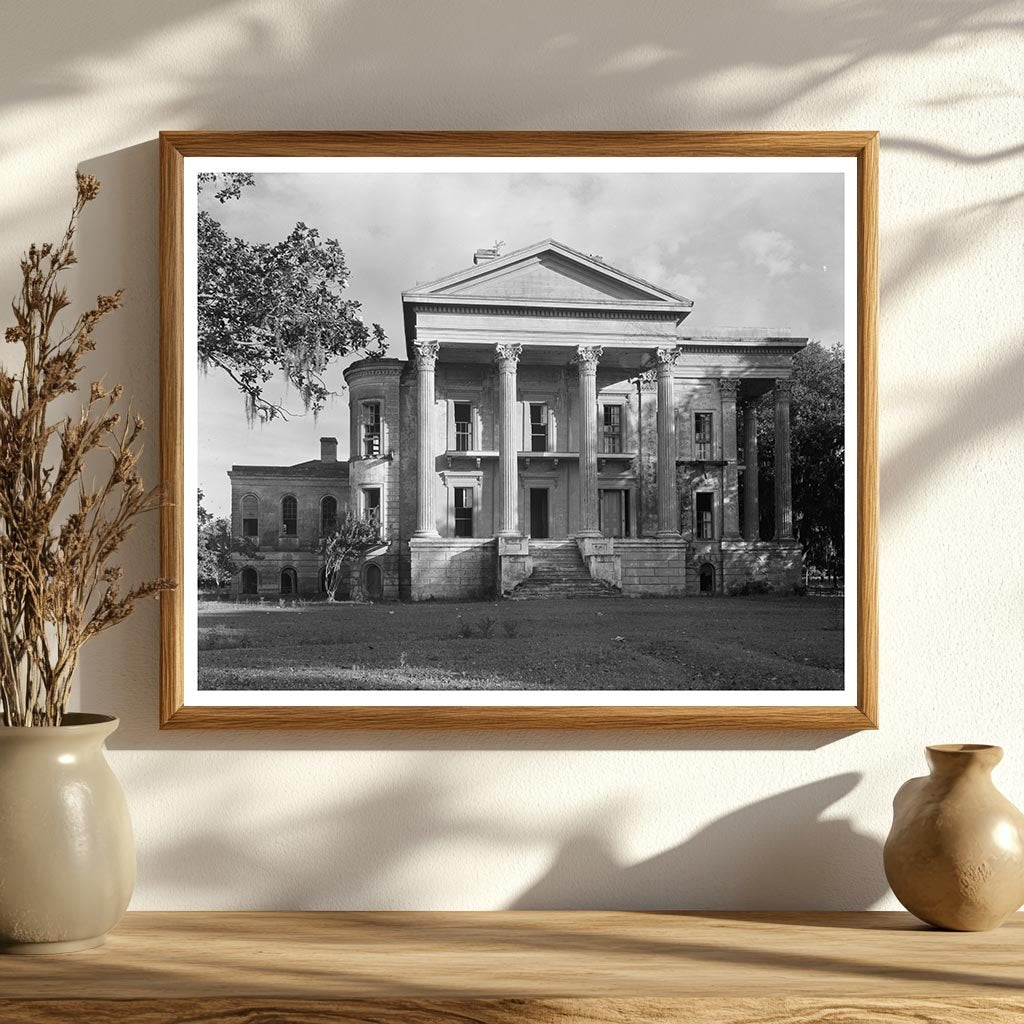 1857 Greek Revival Mansion in White Castle, Louisiana