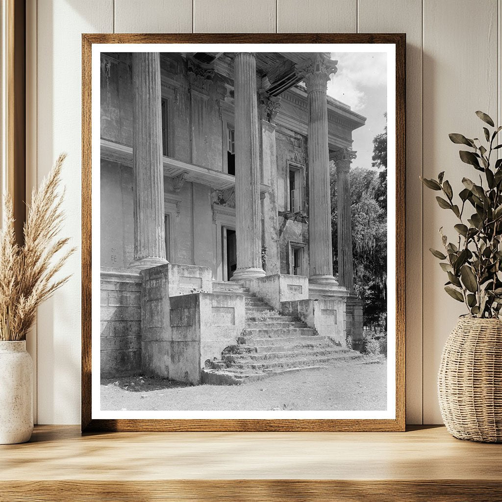 1857 Greek Revival Mansion Ruins, Iberville Parish, LA