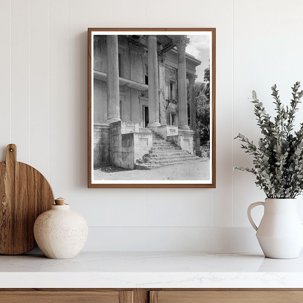 1857 Greek Revival Mansion Ruins, Iberville Parish, LA