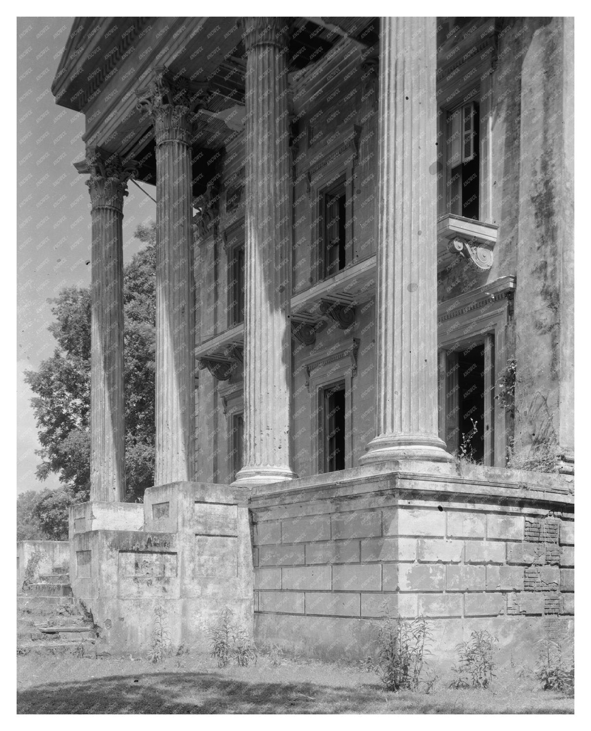 Greek Revival Mansion in White Castle, LA, 1857 Photo