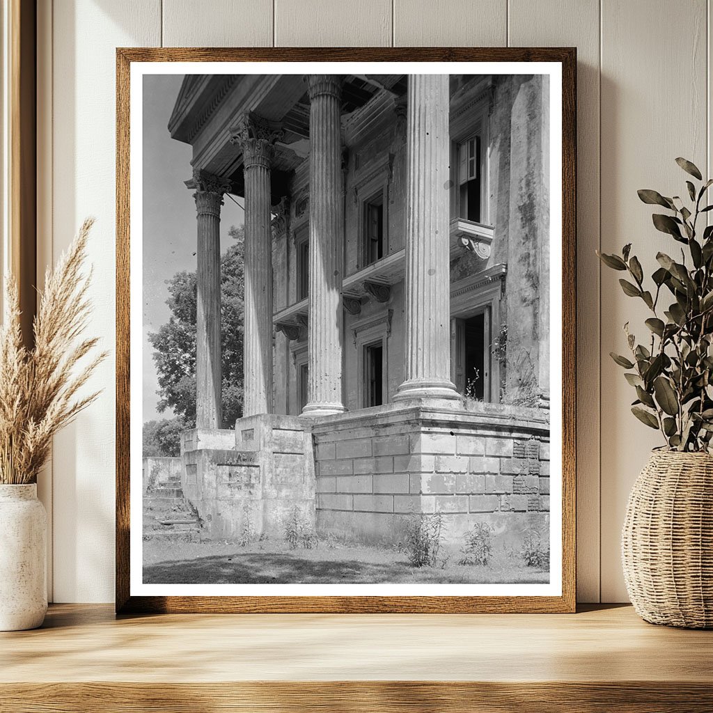 Greek Revival Mansion in White Castle, LA, 1857 Photo
