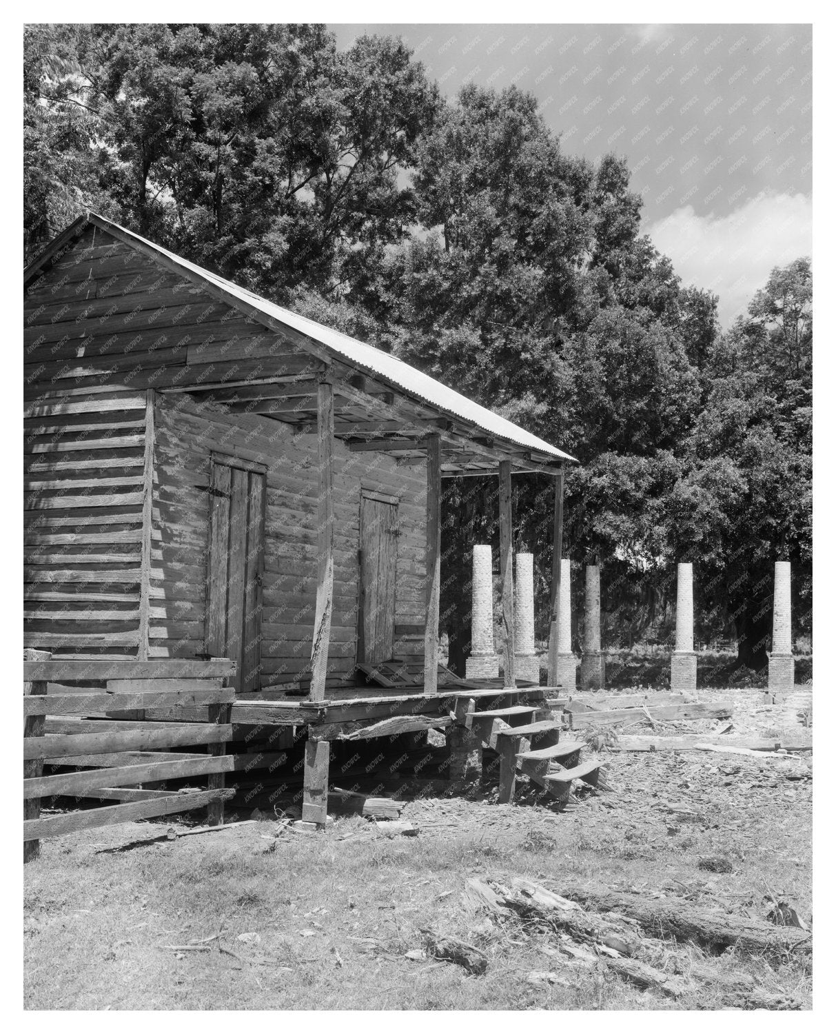 Maringouin, LA Historic Building Photo from 1850