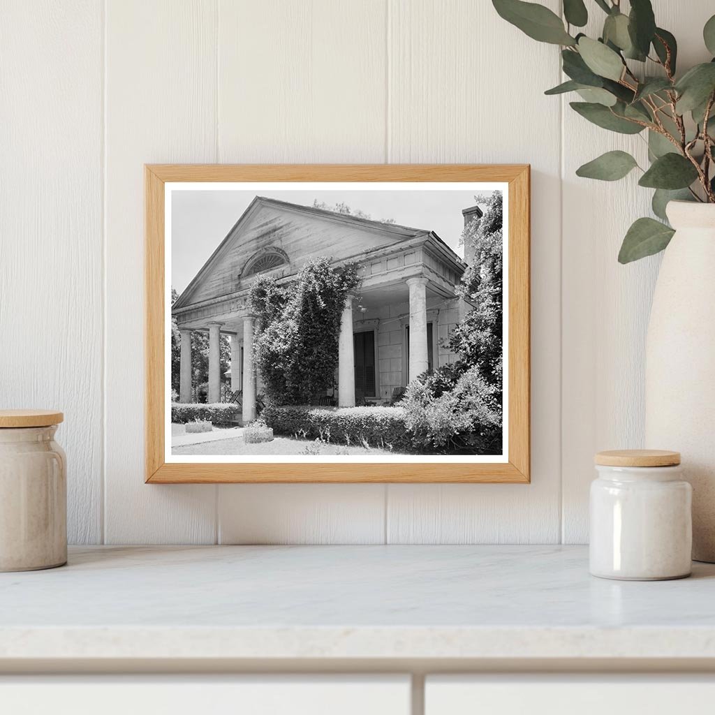 Historic Building in Clinton, LA, 1834 Vintage Photo
