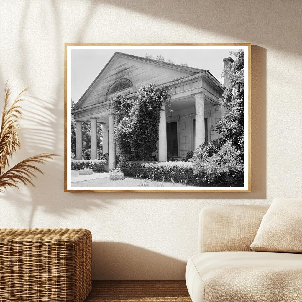 Historic Building in Clinton, LA, 1834 Vintage Photo