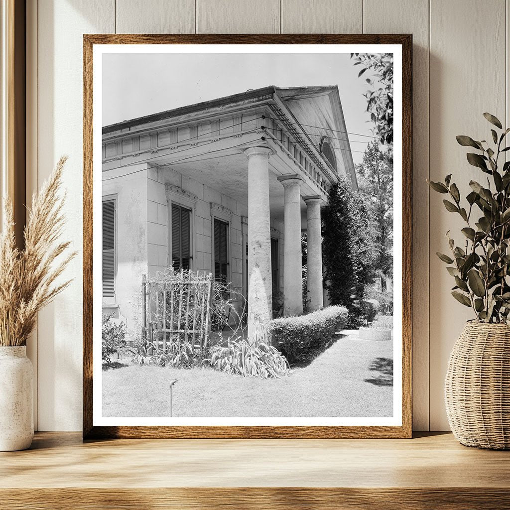 1834 Mansion in Clinton, Louisiana - Architectural History