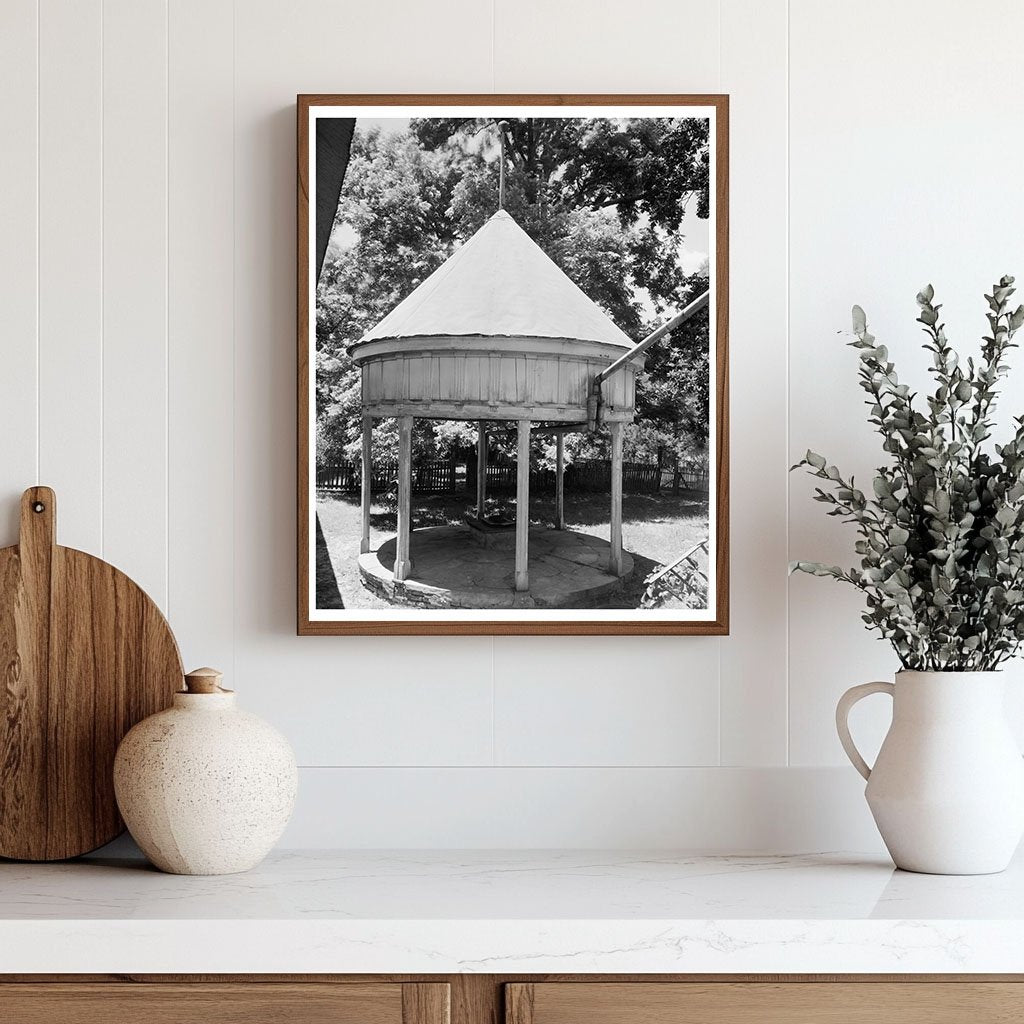 1834 Water Tower in Clinton, LA - Historical Photo