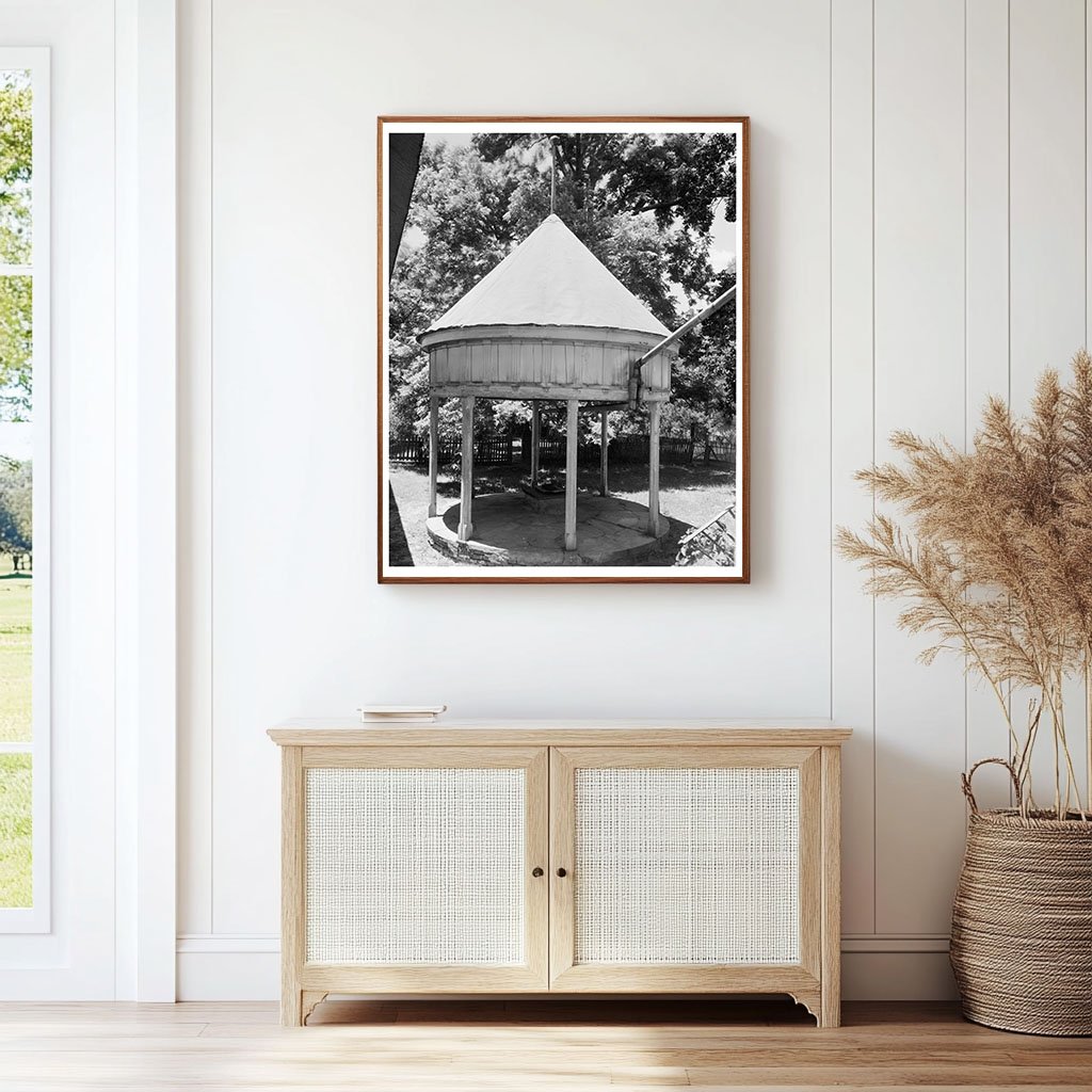 1834 Water Tower in Clinton, LA - Historical Photo