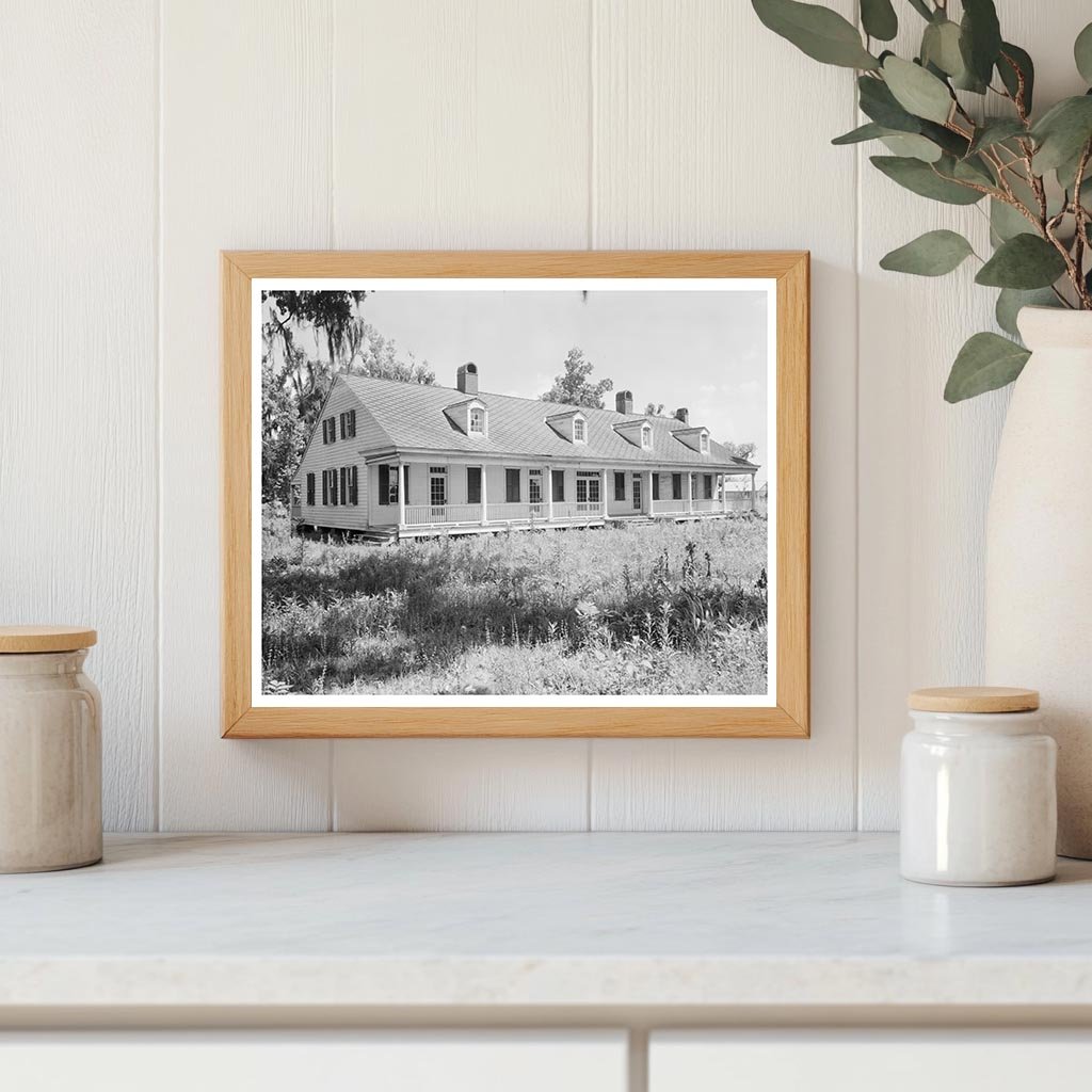 Patterson, LA Vintage Architecture Photo, 1850
