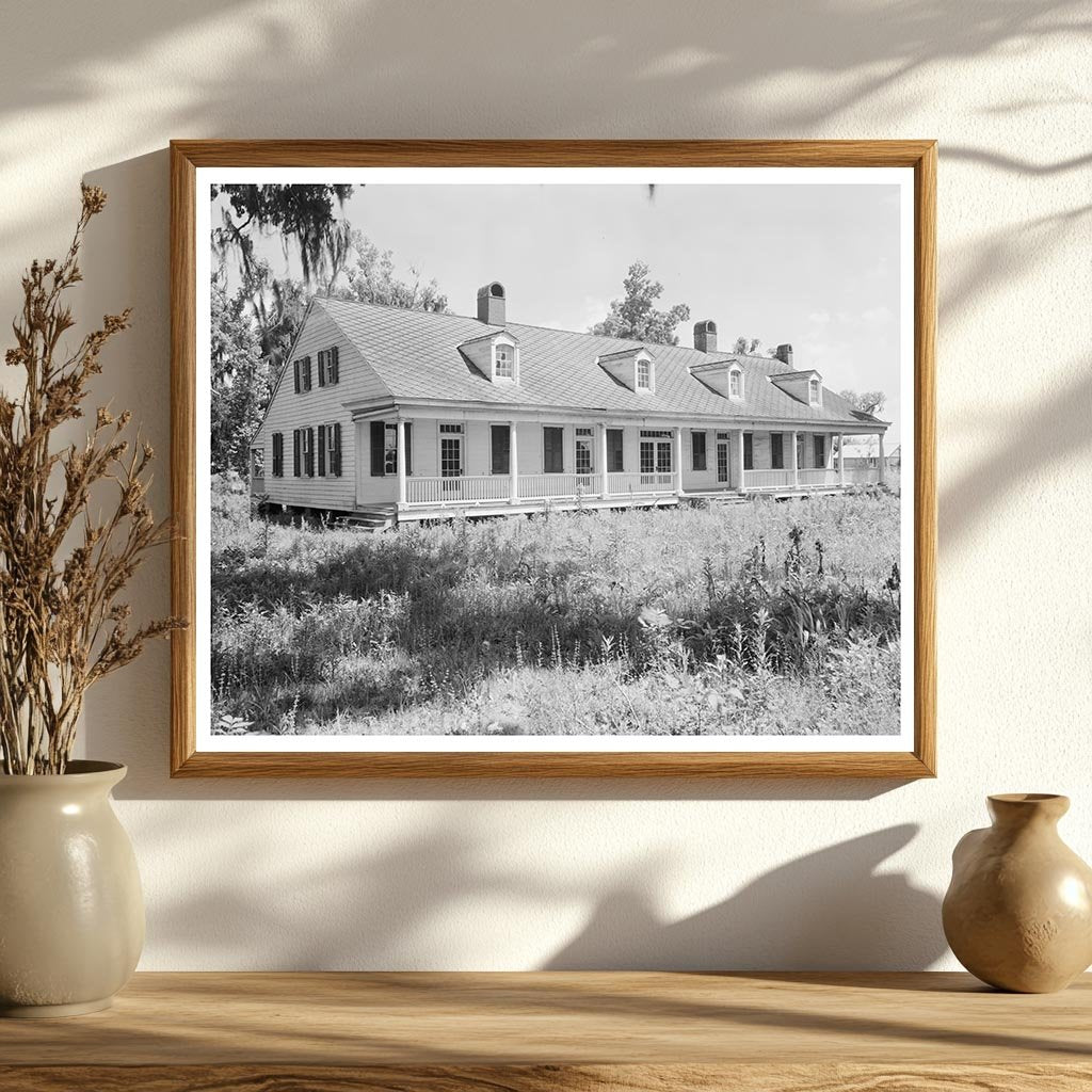 Patterson, LA Vintage Architecture Photo, 1850