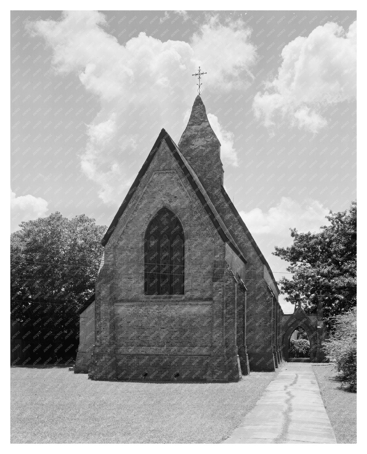 Historic Church in Napoleonville, Louisiana, 1853