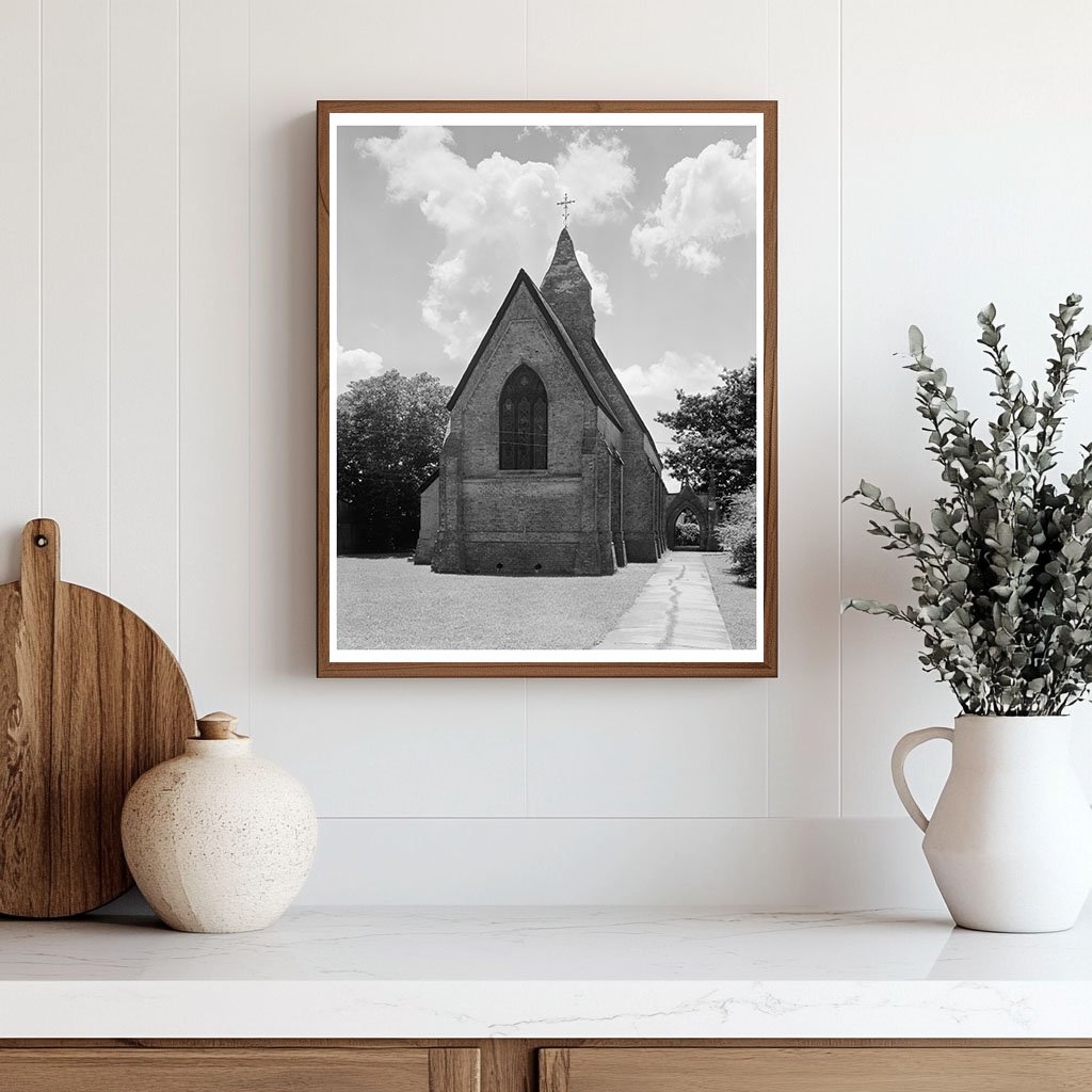 Historic Church in Napoleonville, Louisiana, 1853