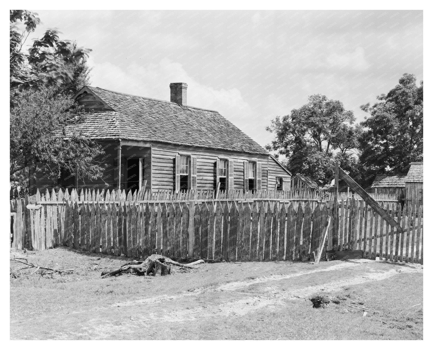 Bayou La Fourche Architecture, Louisiana 1953 History