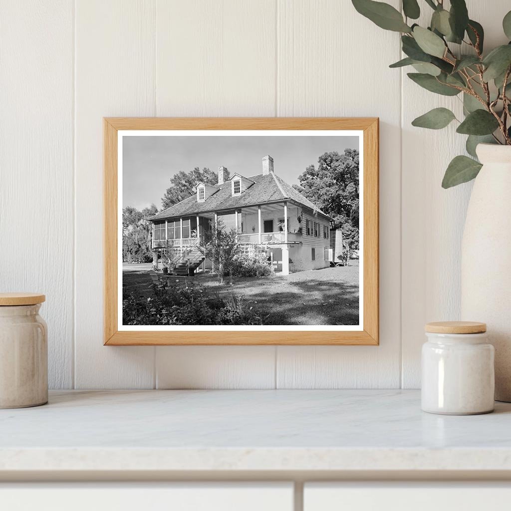 Baldwin Louisiana Residence, Early 20th Century Photo