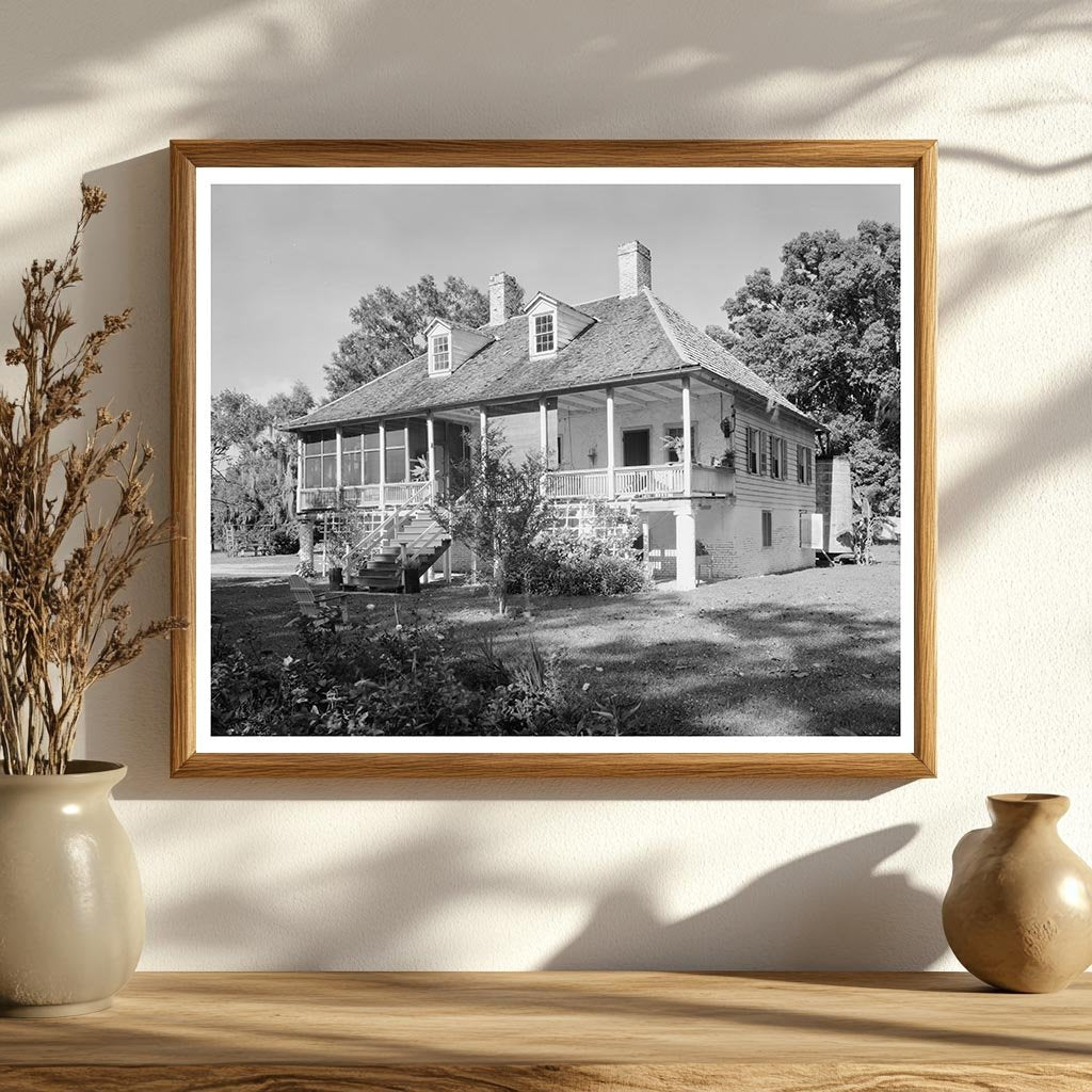 Baldwin Louisiana Residence, Early 20th Century Photo