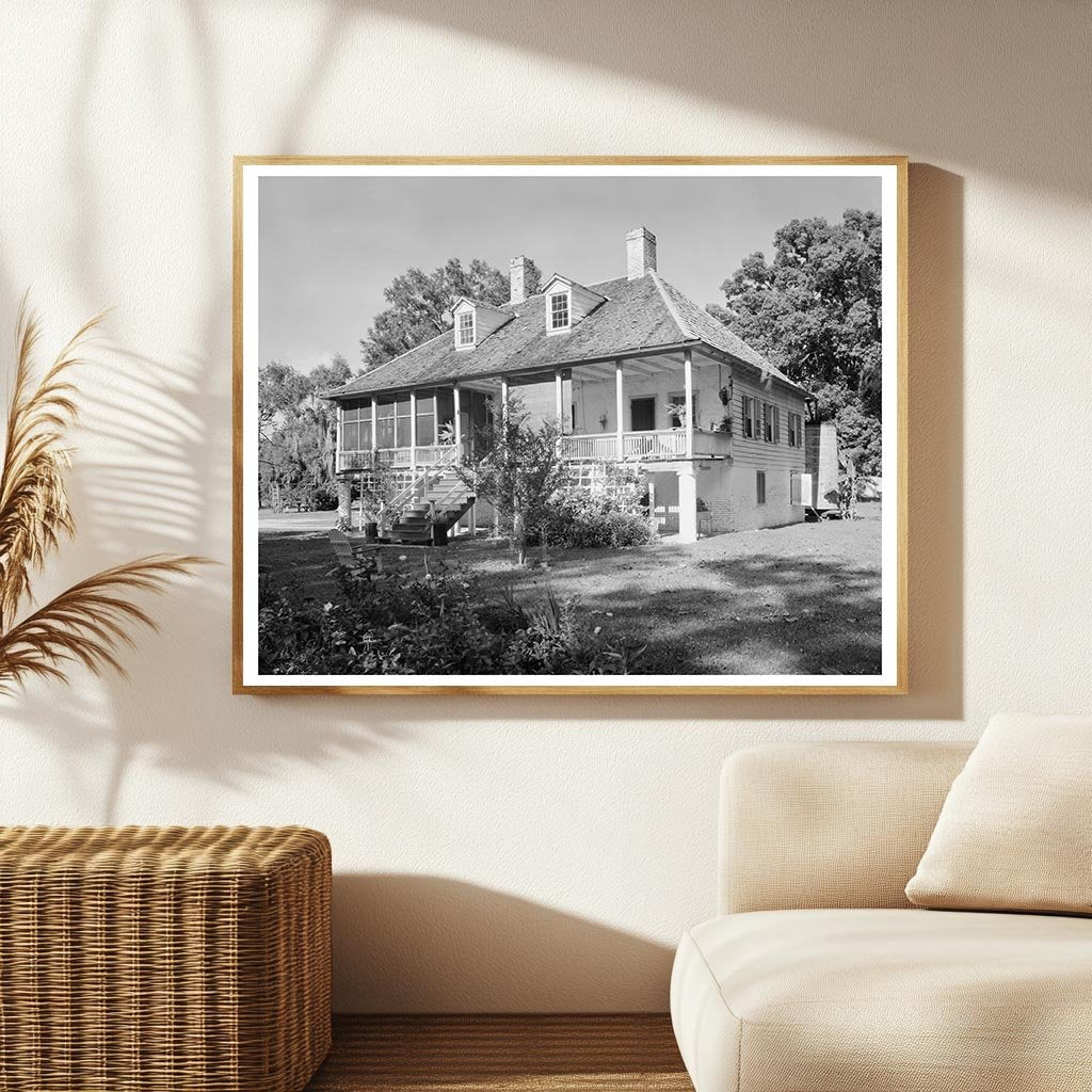 Baldwin Louisiana Residence, Early 20th Century Photo