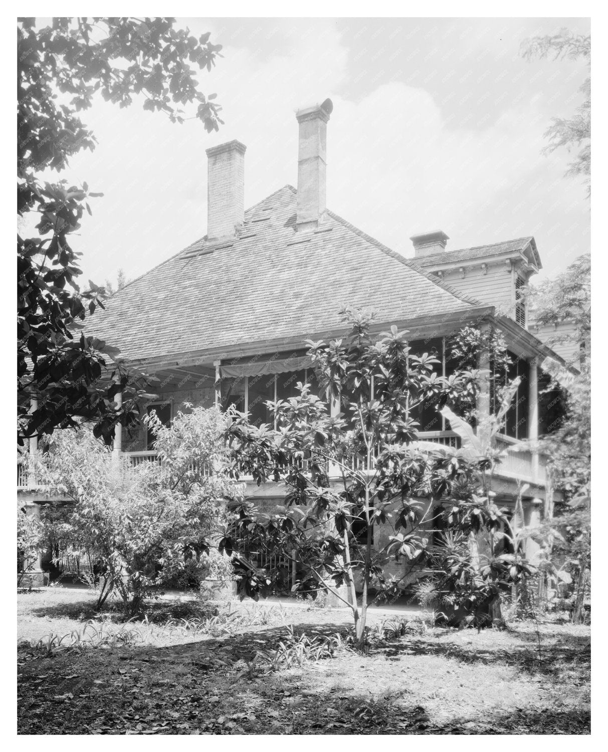 Historic Building in Harahan, LA - 1836 Vintage Photo