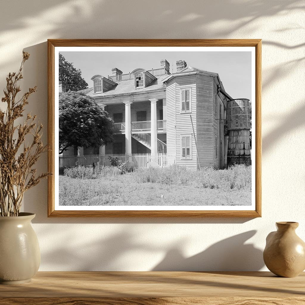 Wallace, Louisiana Vintage Architecture Photo, 1835