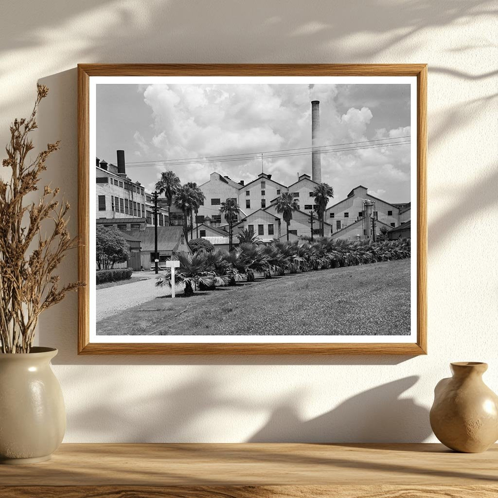 Industrial Scene in Reserve, LA - Sugar Industry 20th Centur