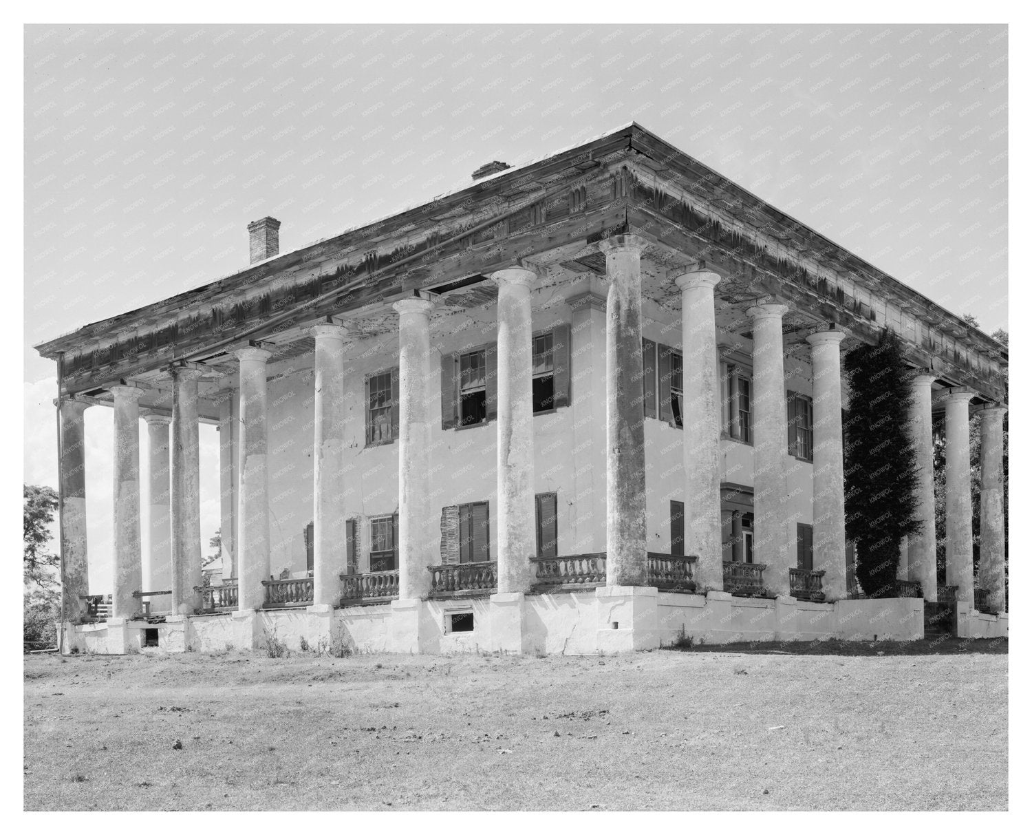 1830 Abandoned Mansion in Bains, W. Feliciana Parish, LA